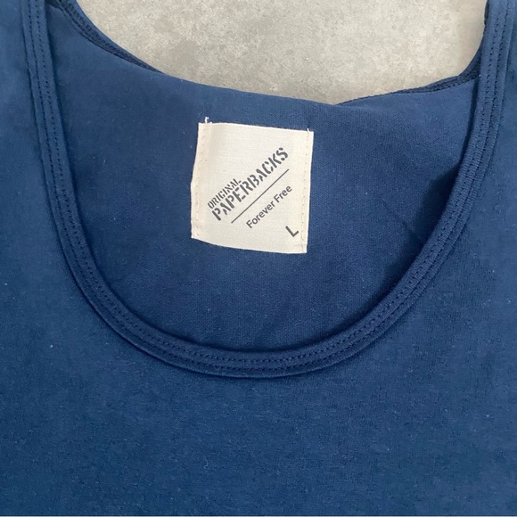 NEW original paperbacks 3 tank tops tie dye blue Large - Picture 12 of 13